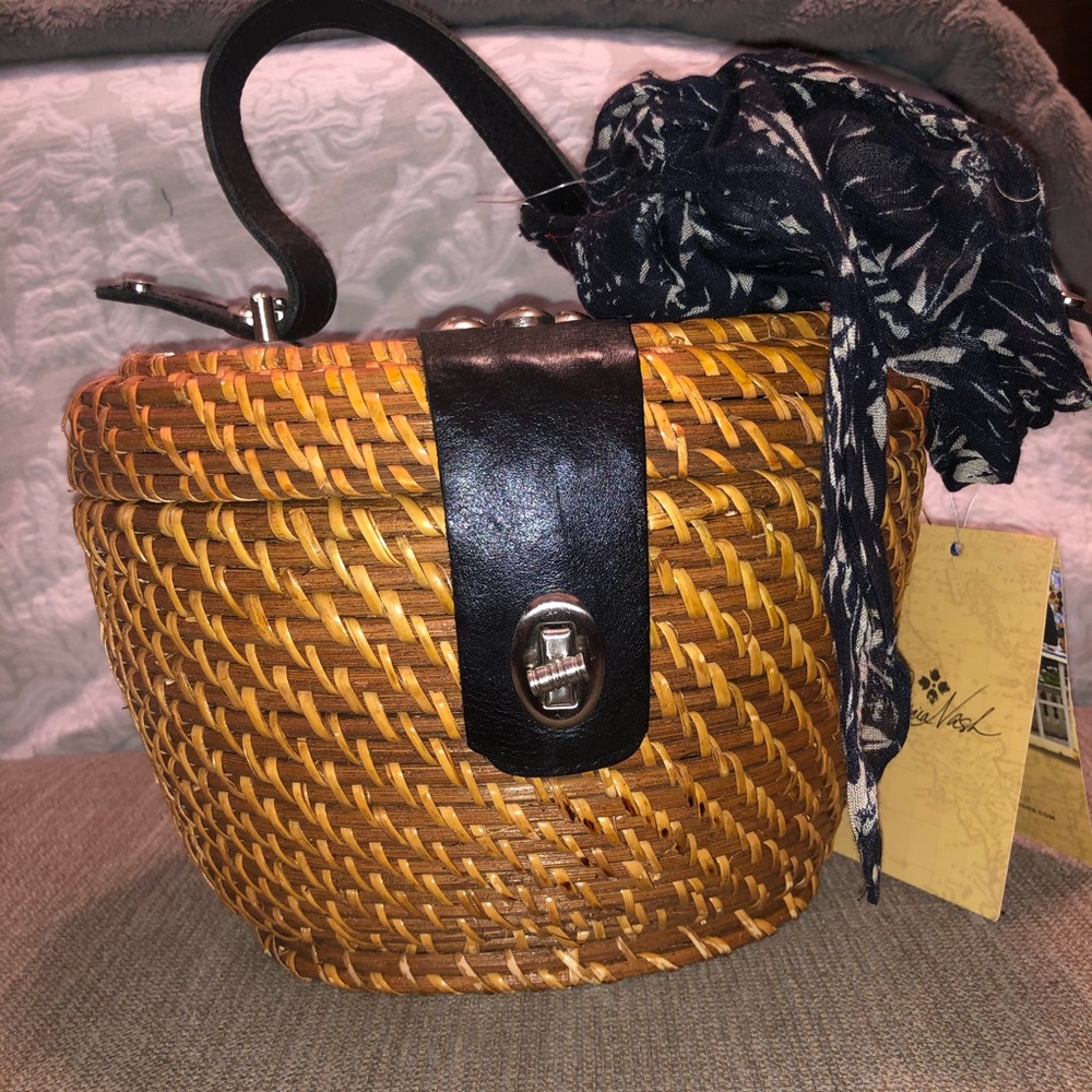 Patricia Nash wicker handbag